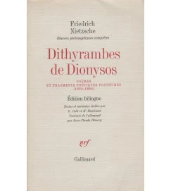 Dithyrambes de Dionysos - Poems et Fragments Poetiques Posthumes