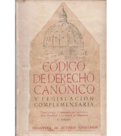 Codigo de Derecho Canonico y Legislacion Complementar