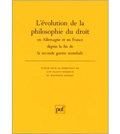 Levolution de La Philosophie Du Droit - Guy Planty Bonjour