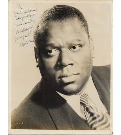 William Warfield - Com Dedicatória  -  9 De Setembro de 1963.
