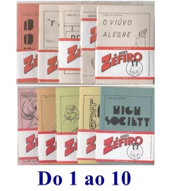 Coleção Carlos Zéfiro - do Vol. 1 ao Vol. 10