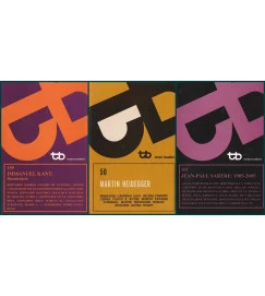 Trio : Martin Heidegger + Immanuel Kant : Bicentenário + Jean-Paul Sartre : 1905-2005 ( +20% de desconto )